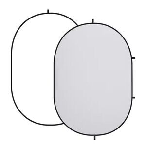 Kate 5x6.5 Ft. Collapsible Backdrop White & Grey Professional Photography